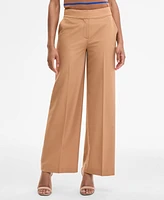 Tahari Asl Women's Mid-Rise Wide-Leg Pants