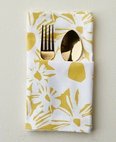 Tableau Blooms Bright Set of 4 Napkins, 8.25" x 8.25"