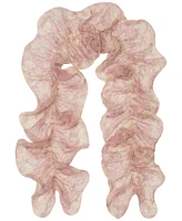 Lauren Ralph Lauren Floral Boa Ruffle Scarf