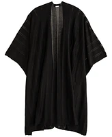 Lauren Ralph Sheer Stripe Ruana