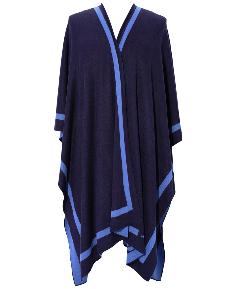 Lauren Ralph Lauren Bi Color Ruana