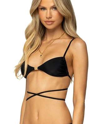 Edikted Women's Buffie Bralette Bikini Top