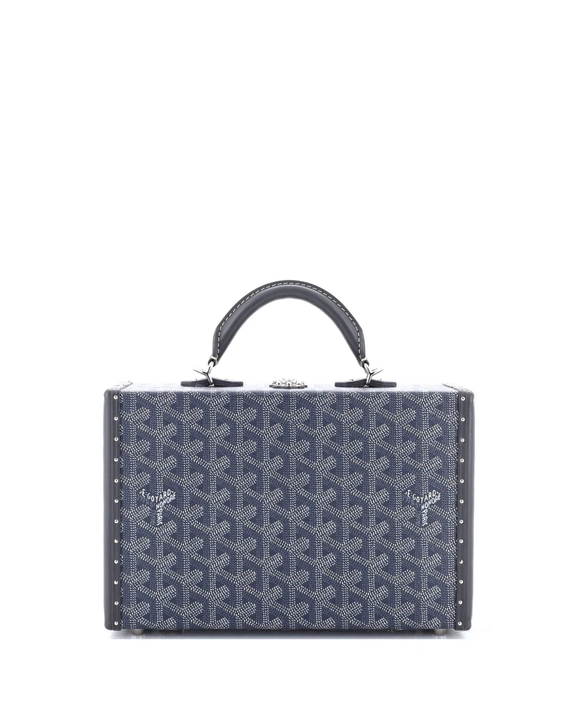 Pre-Owned Goyard Pm Grand Hotel Trunk Bag Coated Canvas