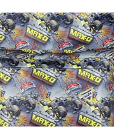 Monster Jam Backpack Maximum Destruction Max-d Truck All-Over Print School Book Bag