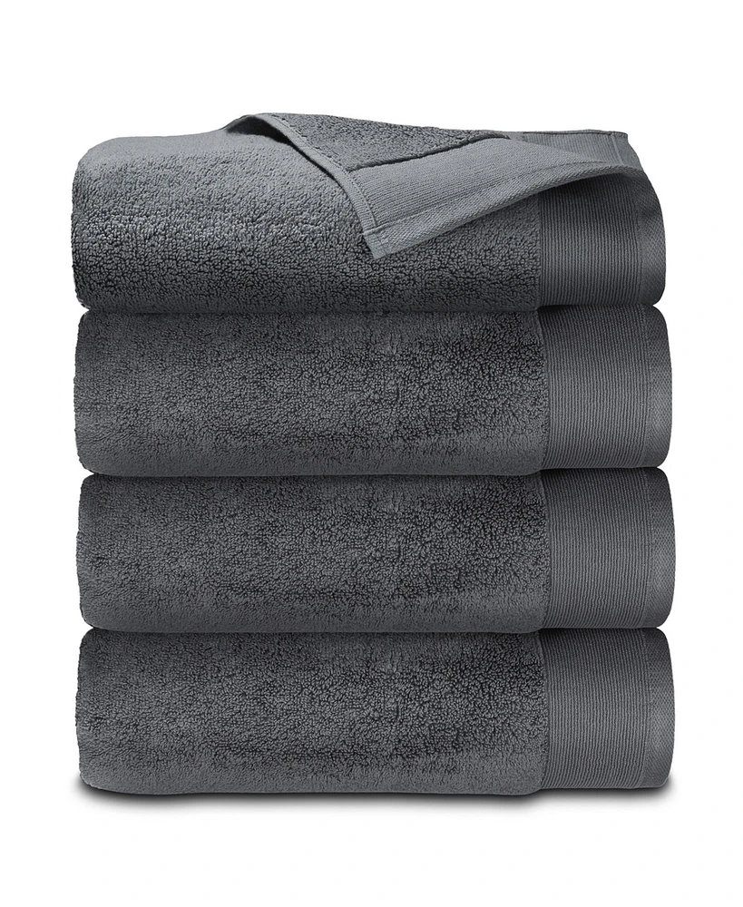 4-Pack Bath Towel Set, Softest 100% Cotton by California Design Den