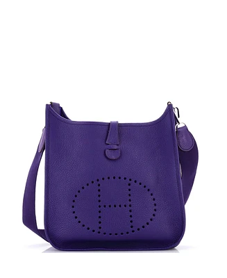 Pre-Owned Hermes Pm Evelyne Bag Gen I Clemence