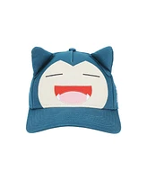 Pokemon Big Face Snorlax Adult Blue Traditional Adjustable Hat