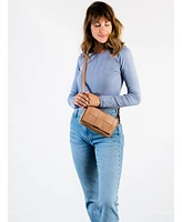 Able Mini Flap Woven Crossbody