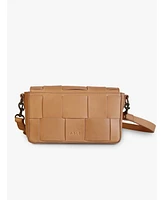 Able Mini Flap Woven Crossbody