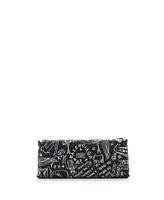 Pre-Owned Balenciaga Papier Graffiti A6 Zip Around Classic Studs Bag Leather