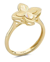 Devata Clover Ring in 14K Gold, Size 9, approx. 4.0 grams