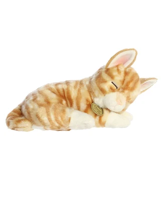 Aurora Medium Sleepy Tabby Kitten Miyoni Tots Adorable Plush Toy Orange 10"
