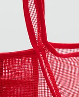 Mango Women's Mesh Shopper Bag