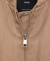 Mango Women's Lyocell Bomber Jacket