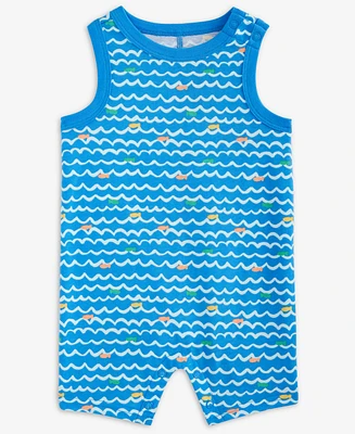 First Impressions Baby Boys Swimming Fish Printed Sunsuit, Exclusively at Macy's