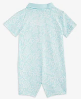 First Impressions Baby Boys Collared Printed Sunsuit, Exclusively at Macy's