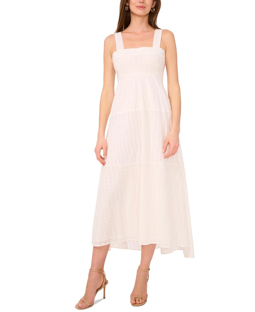 Vince Camuto Women's Tiered Square-Neck Maxi Dress