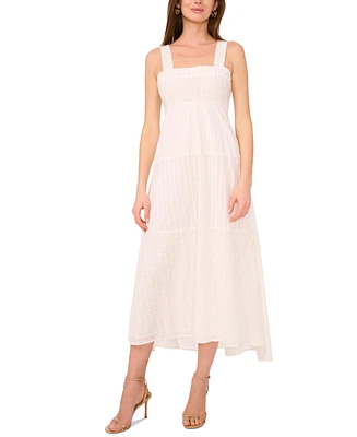 Vince Camuto Women's Tiered Square-Neck Maxi Dress