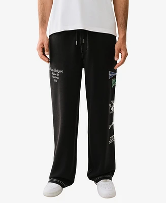 True Religion Men's Reverse Terry Baggy Sweatpants
