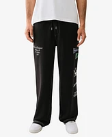 True Religion Men's Reverse Terry Baggy Sweatpants