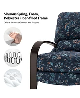 Rita Floral Upholstered Standard Manual Recliner