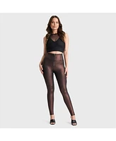 Freddy Women's Wr.up Metallic Super High Rise Pants