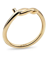 Devata Love Knot Ring in 14K Gold, Size 8, approx. 2.5 grams