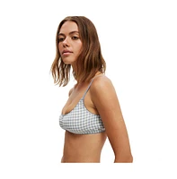 Cotton On Women's Dottie Woven Scoop Bralette