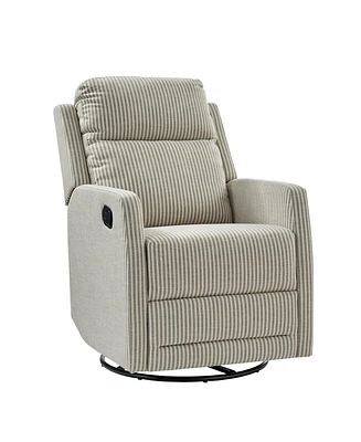 Coral Modern Ergonomic Swivel Rocker Manual Recliner