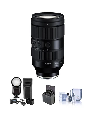Tamron 35-150mm f/2-2.8 Di Iii Vxd Lens for Sony E Bundle with X R2 Ttl Round Flash Speedlight, 82mm Filter Kit, Cleaning Kit