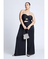 Eloquii Plus Twist Detail Jumpsuit With Cutout