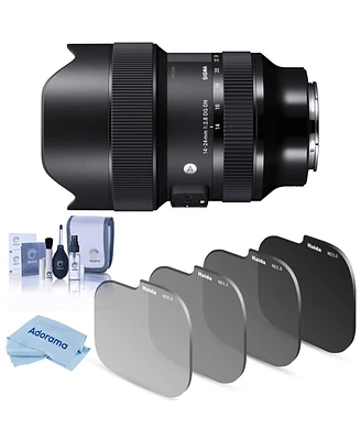 Sigma 14-24mm f/2.8 Dg Dn Art Lens for Sony E, Bundle with Haida Rear Lens Nd Filter Kit, Cleaning Kit, Cleaning Cloth