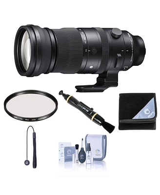 Sigma 150-600mm f/5-6.3 Dg Dn Os Sports Lens for Sony E, Bundle with Hoya 95mm Uv Filter, Lens Wrap, Lens Cleaner, Cleaning Kit, Lens Cap Tether