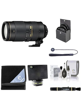 Nikon 80-400mm f/4.5-5.6G Af-s Vr Nikkor Ed Lens, Bundle with 77mm Filter Kit, Lens Shade and Cleaning Kit