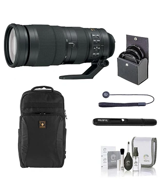 Nikon 200-500mm f/5.6E Ed Af-s Nikkor Vr Lens, Bundle with Slinger Camera Backpack, ProOptic 95mm Filter Kit, Lens Cleaner, Cleaning Kit, Lens Cap Tet