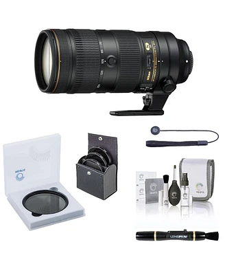 Nikon 70-200mm f/2.8E Fl Ed Af-s Nikkor Vr Lens, Bundle with ProOptic 77mm Vnd Filter, 77mm Filter Kit, Lens Cleaner, Cleaning Kit, Lens Cap Tether