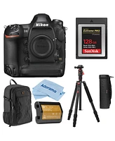 Nikon D6 Fx-Format Digital Slr Camera, Bundle with Tripod, En-el Li-Ion Battery, 128GB Memory Card, Camera Backpack, Cleaning Cloth