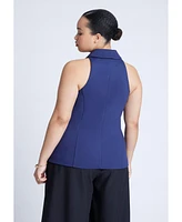 Eloquii Plus Halter Vest Top