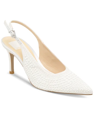 Dolce Vita Women's Elasi Pearl Pointed-Toe Slingback Pumps