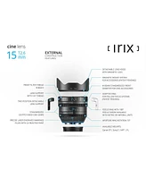 Irix 15mm T2.6 Cine Lens for Canon Ef, Feet
