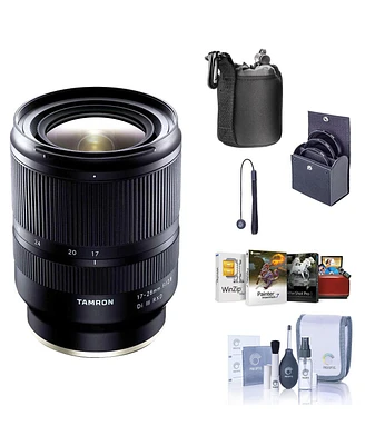 Tamron 17-28mm f/2.8 Di Iii Rxd Lens for Sony E, Bundle with ProOptic 67mm Filter Kit, Cleaning Kit, Lens Cap Tether, Mac Software Kit, Lens Pouch
