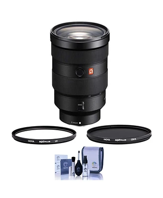 Sony Fe 24-70mm f/2.8 Gm Lens for Sony E, Bundle with Hoya 82mm Uv+Cpl Filter Kit, Cleaning Kit