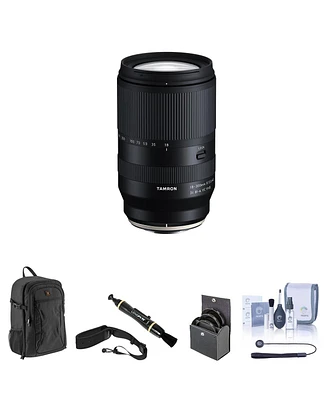 Tamron 18-300mm f/3.5-6.3 Di Iii-a Vc Vxd Lens for Fuji X Bundle with Backpack, 67mm Filter Kit, Camera Strap, Lens Cleaner, Cleaning Kit, Universal L