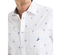 Nautica Men's Classic-Fit Printed Button-Down Shirt