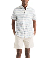 Nautica 7" Striped Textured Pull-On Short