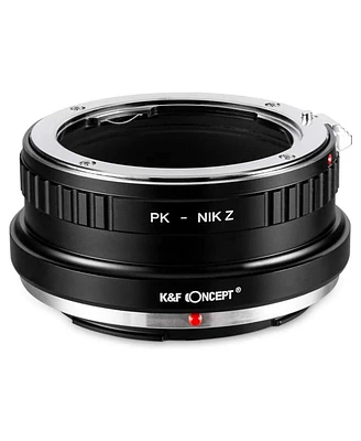 K&F Concept Pentax Pk Lenses to Nikon Z Lens Mount Adapter