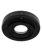 Fotodiox Lens Mount Adapter with 1.4x Multi-Coated Focus Correction Lens for Olympus Om Lens to Nikon F Mount Camera