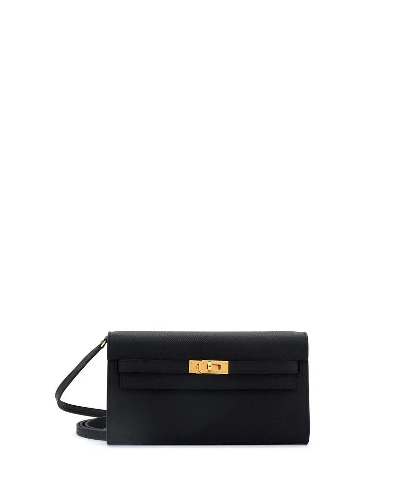 Pre-Owned Hermes Kelly To Go Wallet Epsom