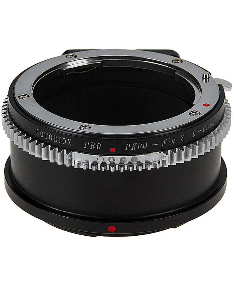 Fotodiox Pro Lens Mount Adapter for Pentax K Auto Focus Mount (Pk Af) Dslr Lens to Nikon Z-Mount Mirrorless Camera Body