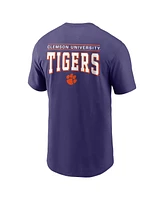 Nike Men's Purple Clemson Tigers 2-Hit T-Shirt
